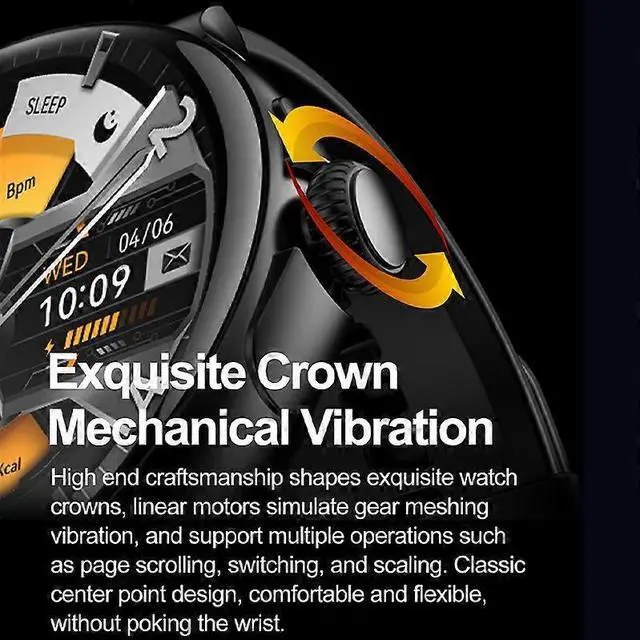 Alt view image 5 of 5 - Ecocleanpath Smartwatch with Bluetooth Calling, 1.43" AMOLED Display, Heart Rate & 100+ Sports Modes, Grey