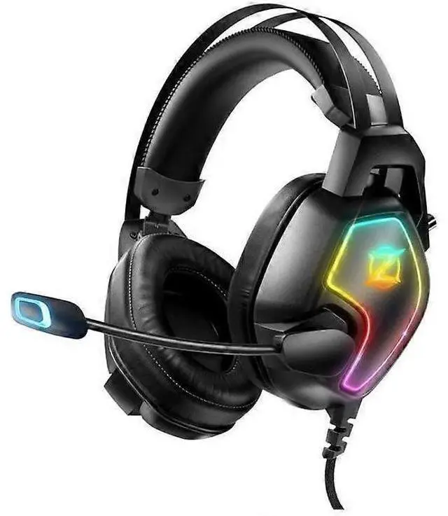 Main image of Noise Canceling Gaming Headset for Xbox, PS5, PC, Switch | 50mm Drivers & Auto-Adjust Headband (Black)