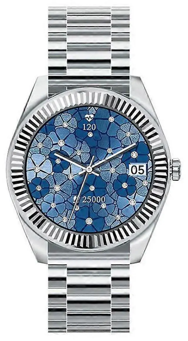 Main image of Ecocleanpath Smartwatch 1.19" AMOLED, Bluetooth Calling, 100+ Sports Modes, SpO2 & Heart Rate Monitor (Silver)