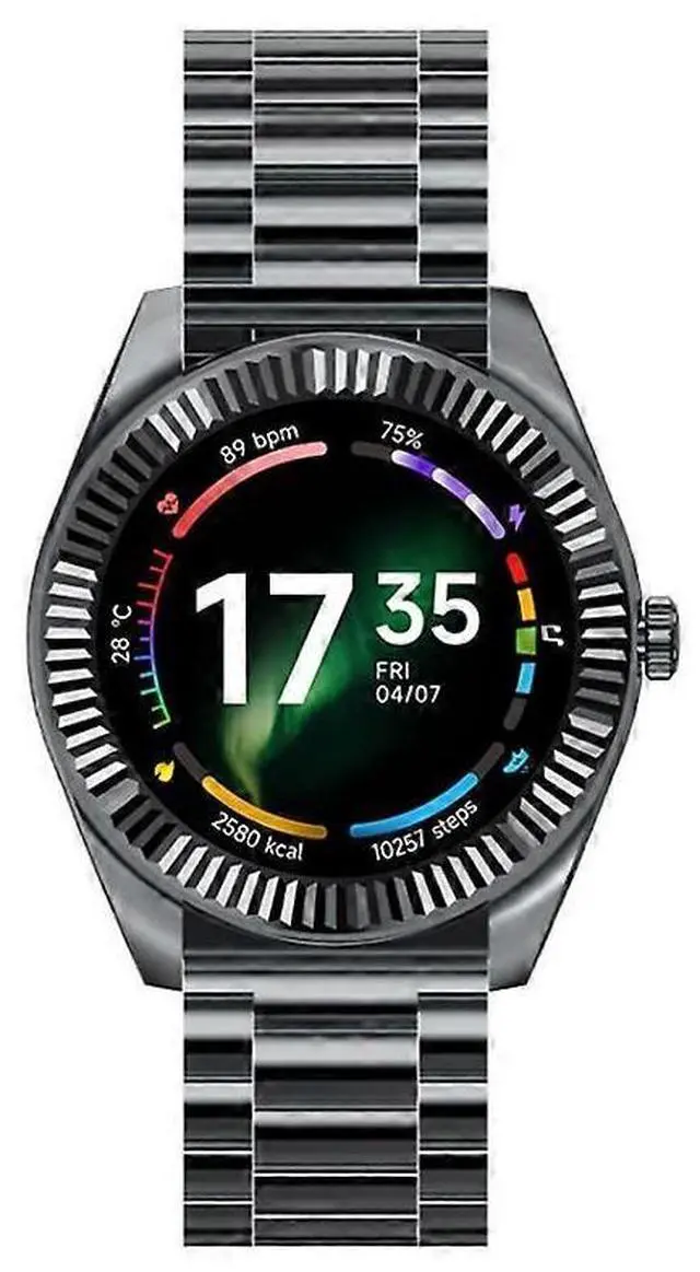 Main image of Ecocleanpath 1.19" AMOLED Smartwatch with Bluetooth Calling, 100+ Sports Modes & Health Tracking (Black)