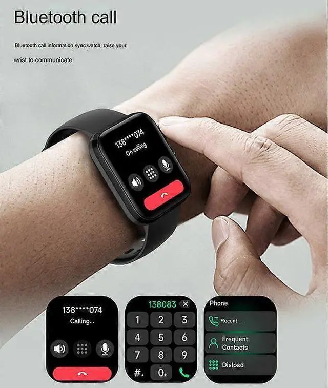 Main image of Ecocleanpath Smart Watch with GPS, Bluetooth Calling, 100+ Sports Modes & Health Monitoring (Blue)