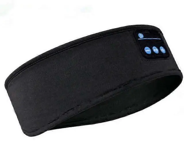 Main image of Bluetooth Sleep Headband Headphones with Eye Mask, 14H Battery & Mic - Ideal Gift for Men/Women (Black)