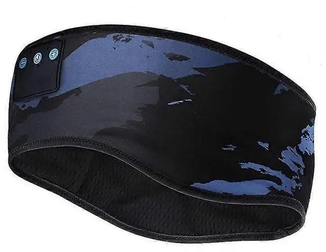 Main image of Bluetooth Sleep Headband Headphones with Removable Speakers, 8H Play for Side Sleepers, Jogging, Meditation - Blue