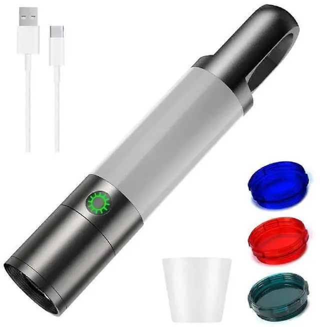 Main image of Ecocleanpath 1000 Lumen Zoomable LED Flashlight with COB Sidelight, Magnetic Hook & Type-C Charging, Waterproof EDC Lantern