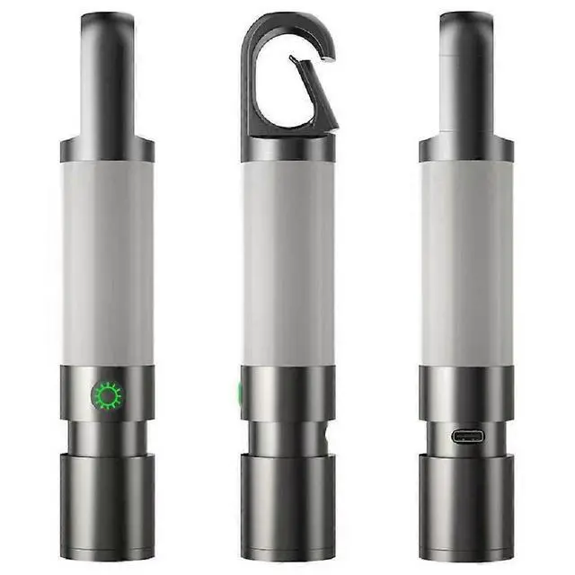 Alt view image 2 of 5 - Ecocleanpath 1000 Lumen Zoomable LED Flashlight with COB Sidelight, Magnetic Hook & Type-C Charging, Waterproof EDC Lantern