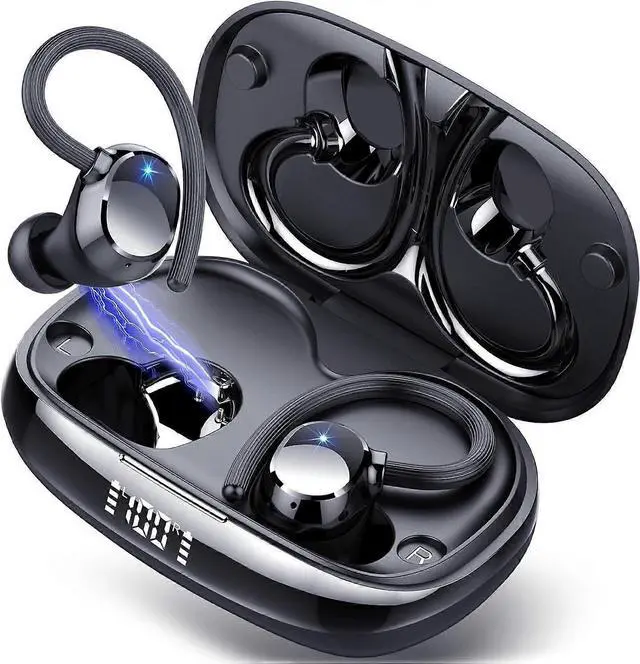 Main image of Wireless Earbuds Bluetooth 5.3, 80H Playtime, ENC Noise Cancelling Mic, IP7 Waterproof, LED Display