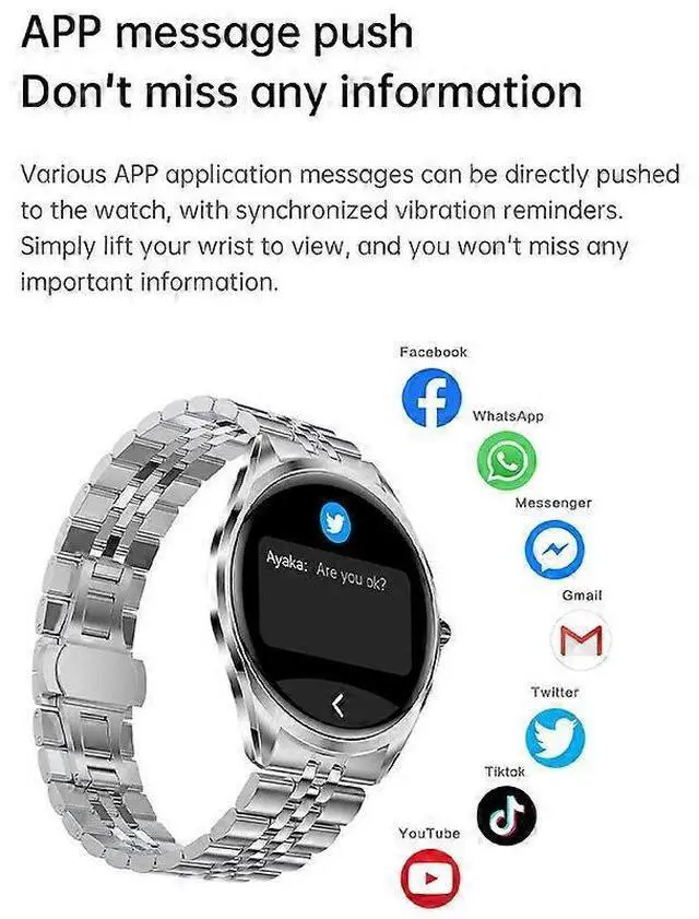 Alt view image 5 of 5 - Ecocleanpath Smartwatch 1.43" AMOLED, Bluetooth Calling, 120+ Sports Modes, Health Monitor (Brown)