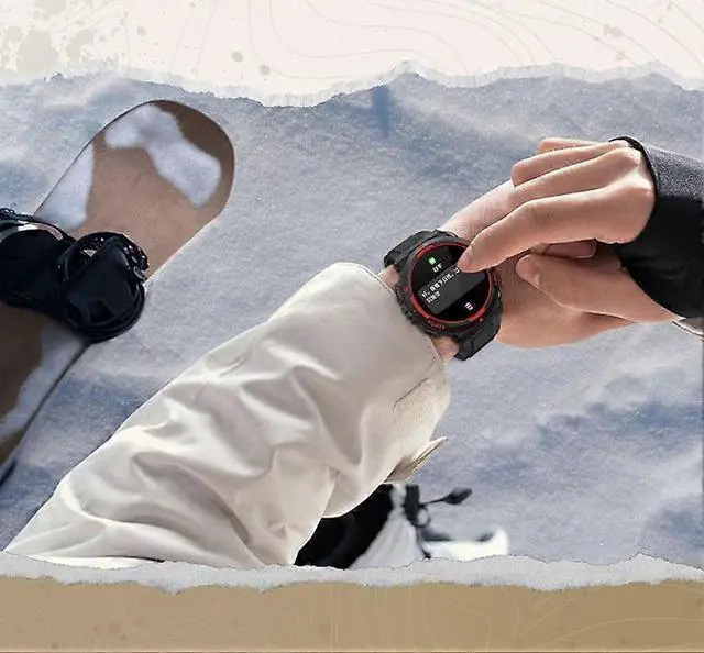 Alt view image 3 of 5 - Ecocleanpath Smart Fitness Watch 1.53" HD Screen, Heart Rate/Blood Oxygen Monitor, Auto Strength Training Tracker (Black Blue)