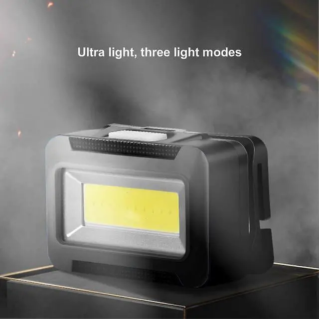 Alt view image 2 of 5 - Ecocleanpath Lightweight Headlamp Flashlight, Waterproof with Rotatable Beam for Cycling & Hiking (Black)