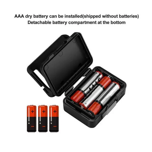 Alt view image 3 of 5 - Ecocleanpath Lightweight Headlamp Flashlight, Waterproof with Rotatable Beam for Cycling & Hiking (Black)