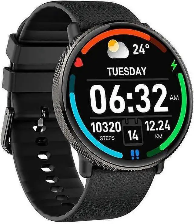 Main image of Ecocleanpath Smart Watch with Call Function, 1.43" AMOLED, Heart Rate & Sleep Monitor, 100+ Sports Modes, iPhone/Android Compatible (Black)