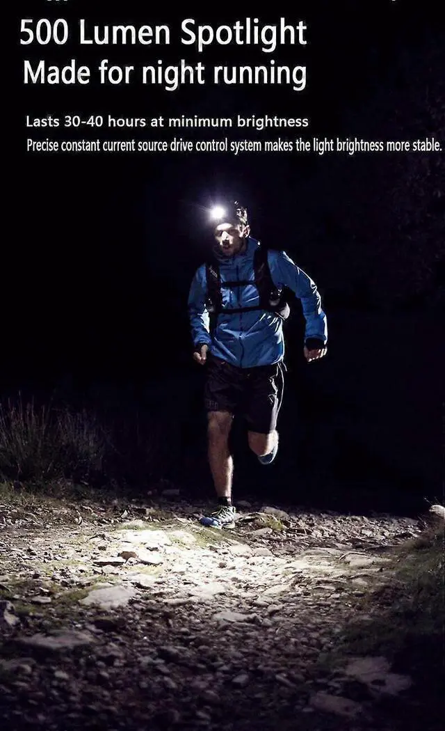 Alt view image 3 of 5 - Ecocleanpath 2-Pack Rechargeable Motion Sensor Headlamp, 1200 Lumens Super Bright LED, 3 Modes, Waterproof for Auto Repair & Camping