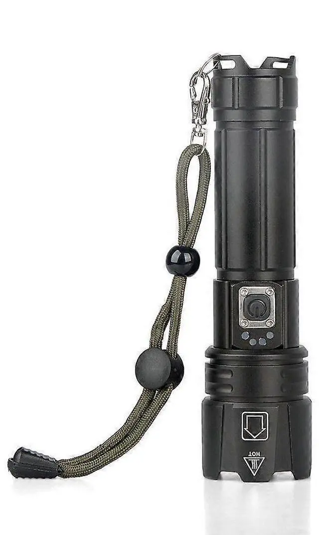 Main image of Ecocleanpath 990,000 Lumen Rechargeable LED Flashlight, USB-C Fast Charge, 5 Modes, Waterproof, 3280ft Beam