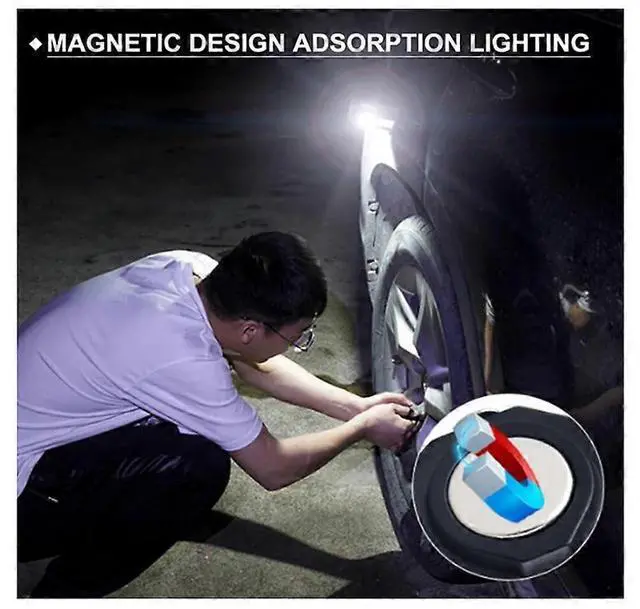 Alt view image 4 of 5 - Ecocleanpath LED Magnetic Headlamp with Motion Sensor, 9 Light Modes, Waterproof Headlight for Outdoor (Black)