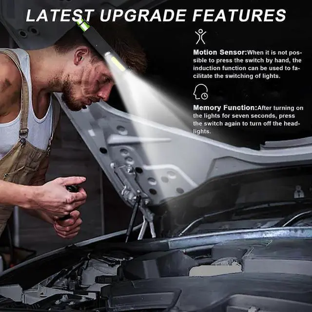 Alt view image 4 of 5 - Ecocleanpath Rechargeable LED Headlamp with Motion Sensor, White/Red Light, Water Resistant for Outdoor Use