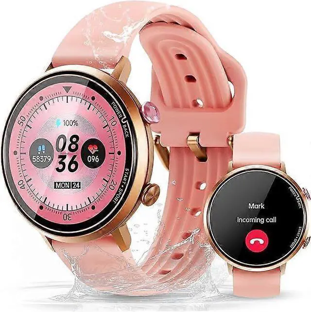 Main image of Ecocleanpath 2024 Women's Android Smart Watch, 5ATM Waterproof, 100+ Modes, Heart Rate & Sleep Tracker