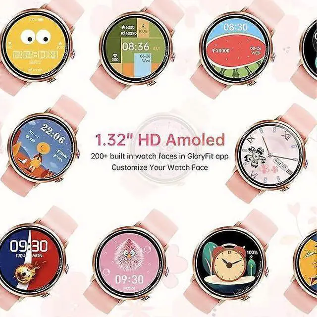 Alt view image 5 of 5 - Ecocleanpath 2024 Women's Android Smart Watch, 5ATM Waterproof, 100+ Modes, Heart Rate & Sleep Tracker