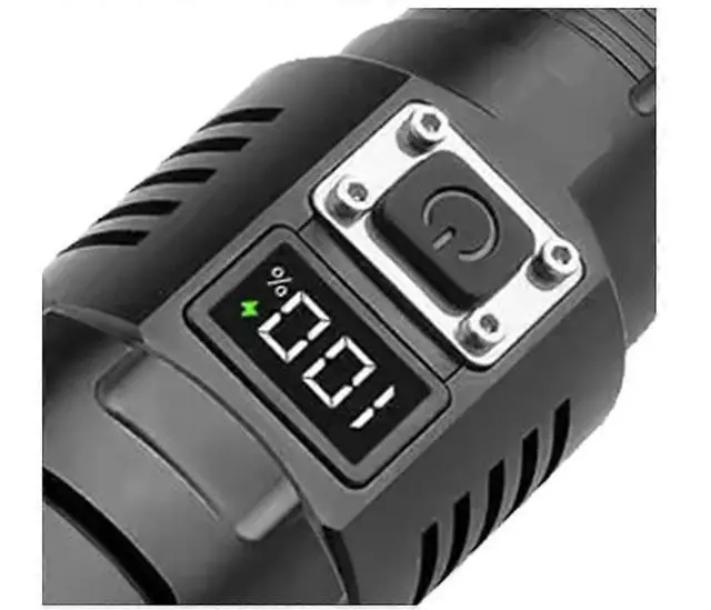 Alt view image 5 of 5 - Ecocleanpath 120,000 Lumens Super Bright LED Flashlight, IPX6 Waterproof Zoomable for Camping & Emergencies (Black)