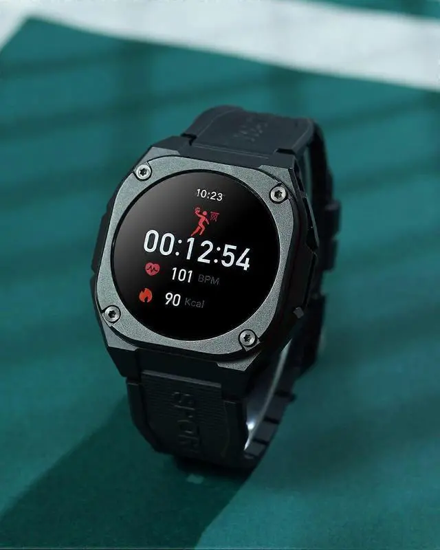 Alt view image 3 of 5 - Ecocleanpath B3 Smart Watch: 1.28" AMOLED, IP68 Waterproof, 7-Day Battery, Heart Rate & Call Function