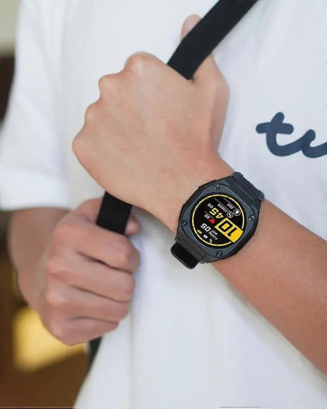 Alt view image 4 of 5 - Ecocleanpath B3 Smart Watch: 1.28" AMOLED, IP68 Waterproof, 7-Day Battery, Heart Rate & Call Function