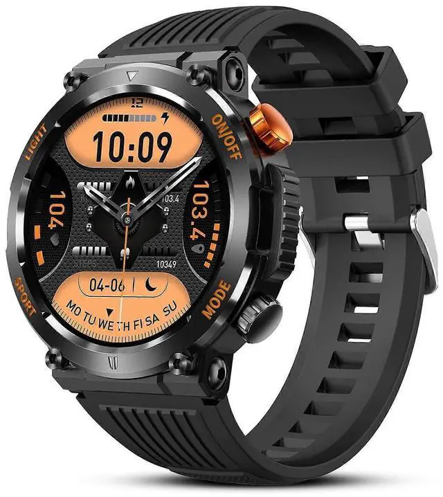 Main image of Ecocleanpath Smart Watch for Men: 1.46" HD Touch Screen, Call/Msg Alerts, Heart Rate & Sleep Monitor, 100+ Sports Modes