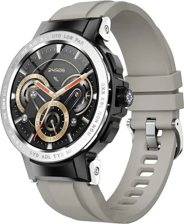 Main image of Ecocleanpath Waterproof Smart Watch with Bluetooth, 1.3" Touch Screen, 24 Sports Modes, Heart Rate & Sleep Monitor