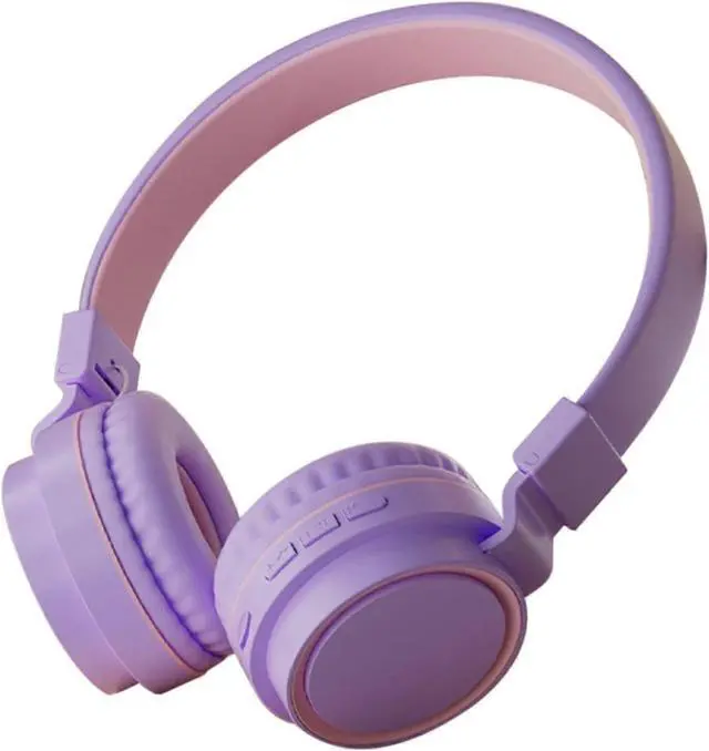 Main image of Bluetooth 5.3 Wireless Headphones with Active Noise Cancelling, Hi-Fi Sound for Gaming & Work (Purple)