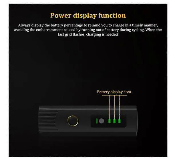 Alt view image 3 of 5 - EcocleanpathUSB Rechargeable Bike Headlight, 250 Lumen 4-Mode Waterproof Front Light for Night Cycling (Black)