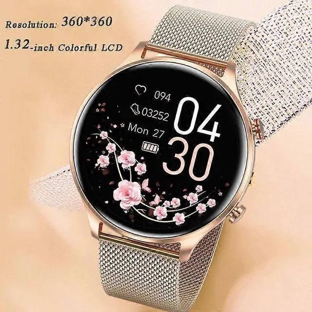 Alt view image 3 of 5 - Ecocleanpath Women's Smartwatch with Bluetooth Calling, 1.32" HD Screen, 100+ Sport Modes & Health Tracking