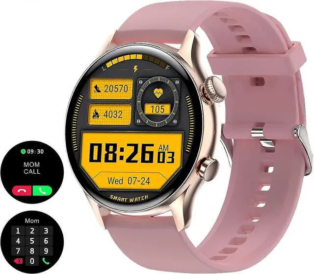 Main image of Ecocleanpath Fitness Tracker Smart Watch with AMOLED Display, Heart Rate & Blood Oxygen Monitor, 13 Sports Modes, IP68 Waterproof