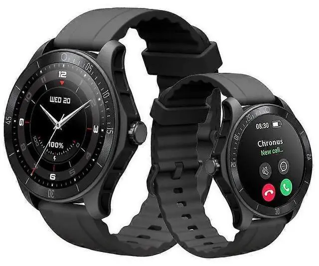 Main image of Ecocleanpath SmartWatch for Men with Alexa, Heart Rate Monitor, 100 Sports Modes, IP68 Waterproof, Black