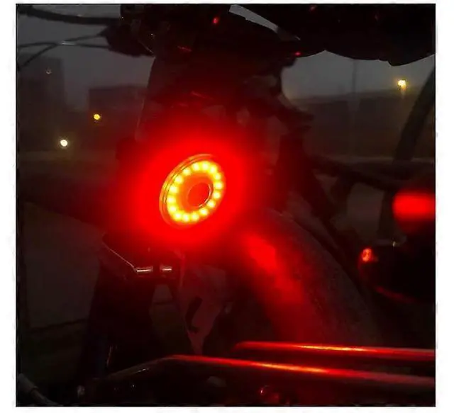 Alt view image 2 of 5 - EcocleanpathUSB Rechargeable Bike Tail Light - 3 Modes, IPX5 Waterproof, 6H Runtime for Cycling Safety (Black)