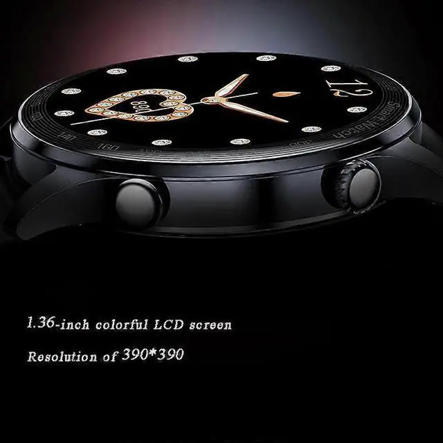 Alt view image 3 of 5 - Ecocleanpath Smartwatch with 1.36" HD Display, Heart Rate & Blood Oxygen Monitor, Bluetooth Calling