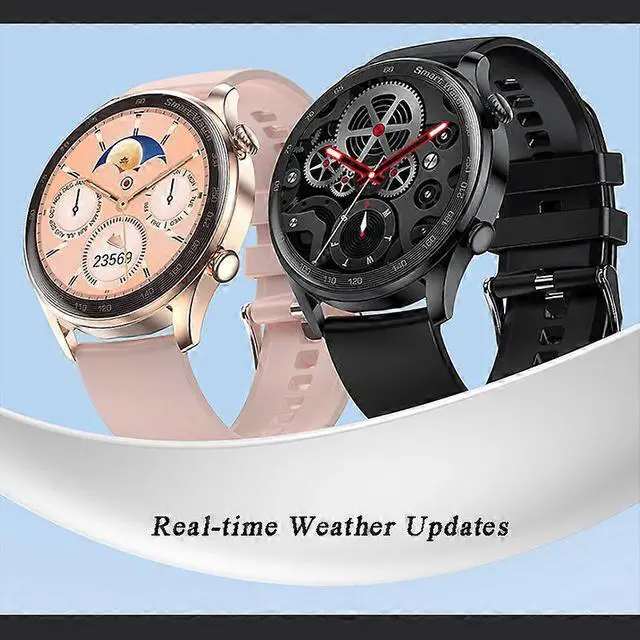 Alt view image 5 of 5 - Ecocleanpath Smartwatch with 1.36" HD Display, Heart Rate & Blood Oxygen Monitor, Bluetooth Calling