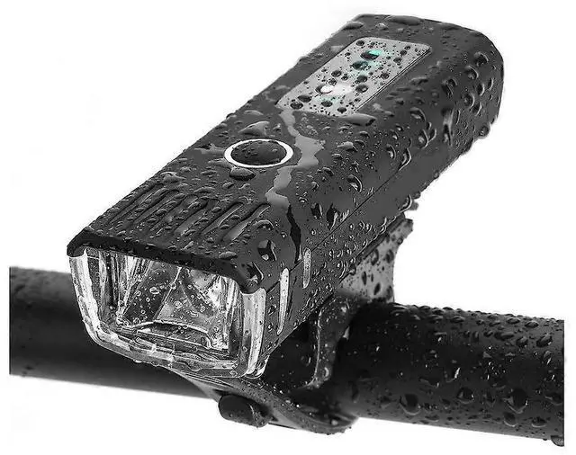 Main image of EcocleanpathUSB Rechargeable LED Bike Light, 250 Lumens Smart Front Light, Waterproof for Mountain & Road Cycling (Black)