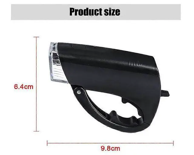 Alt view image 2 of 5 - Ecocleanpath3000LM LED Bike Headlight, Waterproof Handlebar Lamp with 3 Modes for Night Cycling (Black)