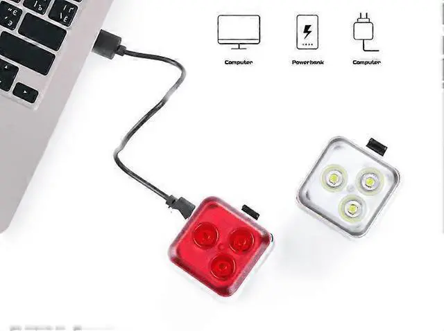 Alt view image 4 of 5 - EcocleanpathUSB Rechargeable LED Bike Taillight - Aluminum Alloy Cycling Safety Light with Charging Port (Black)