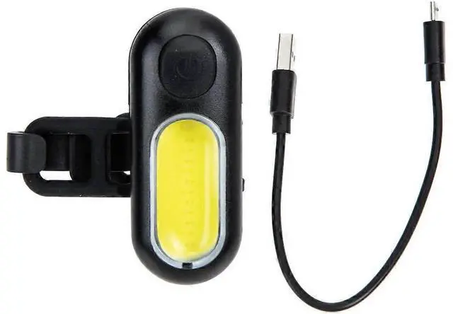 Main image of EcocleanpathUSB Rechargeable Bike Front & Back Warning Light - 5 Modes, Clip-On Safety for Cycling/Dog (Black)