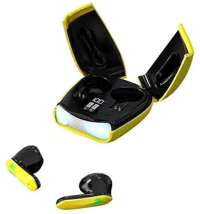 Main image of Wireless Gaming Earbuds Bluetooth 5.3, Low Latency, Long Battery, In-Ear Noise Isolation (Yellow)