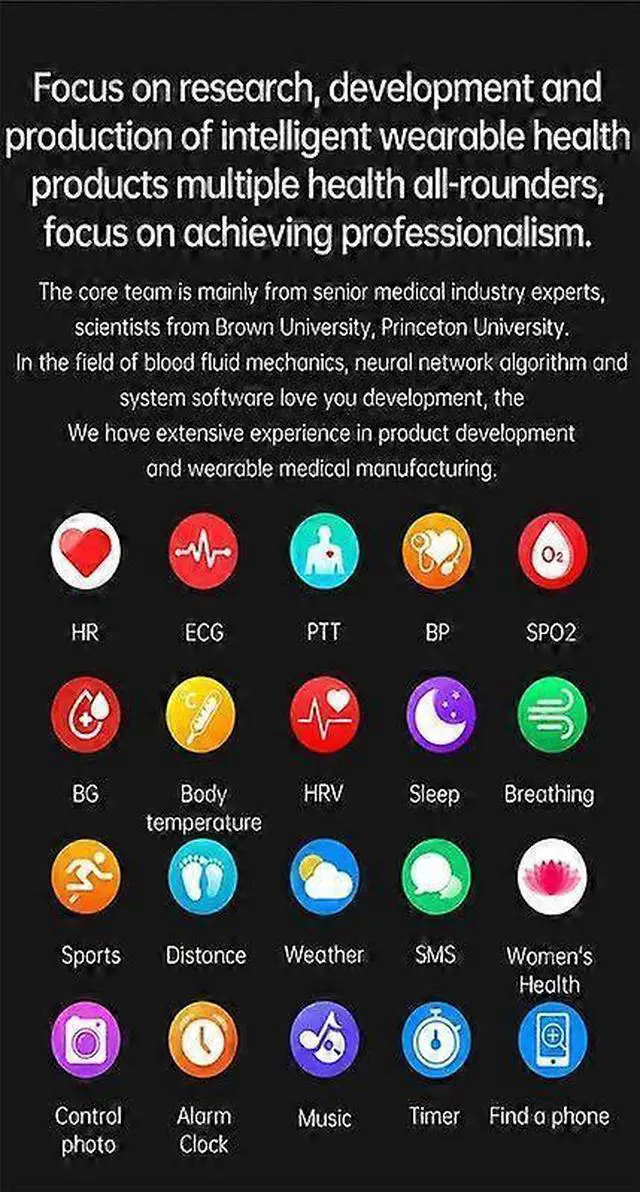 Alt view image 4 of 5 - Ecocleanpath Women's Waterproof Sports Smartwatch with ECG, Heart Rate & Sleep Monitor, IP68