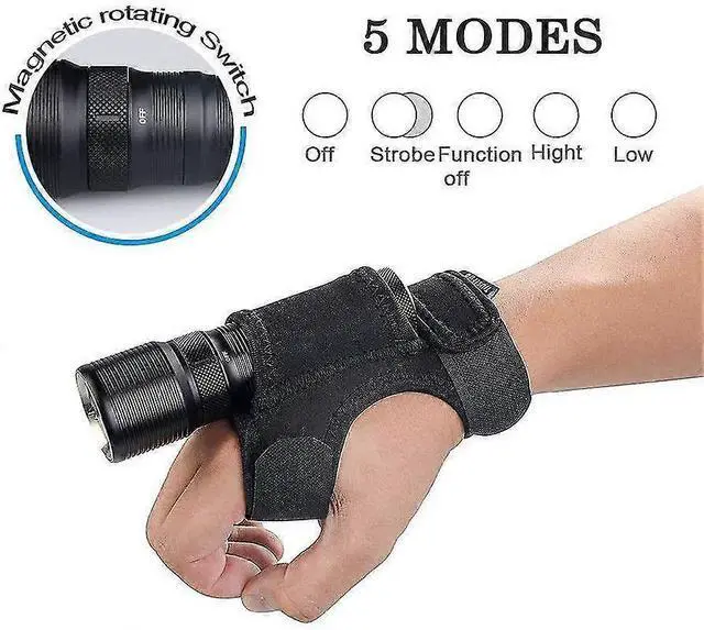 Alt view image 4 of 5 - Ecocleanpath Lt030831 Mini Waterproof Flashlight, 700 Lumens, Magnetic Switch, 26650 Battery, 150 Min Runtime