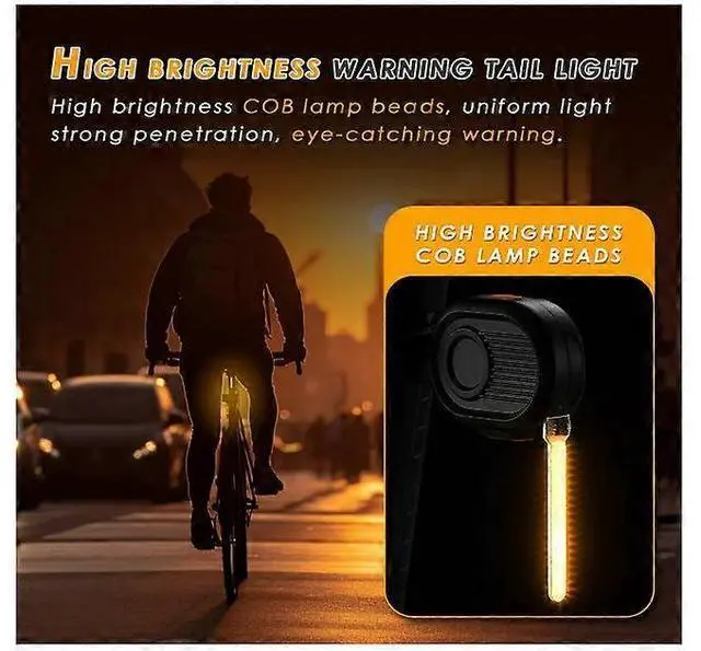 Alt view image 3 of 5 - EcocleanpathRechargeable LED Bike Tail Light - 3 Mode Bright Red Taillight for Safe Night Cycling