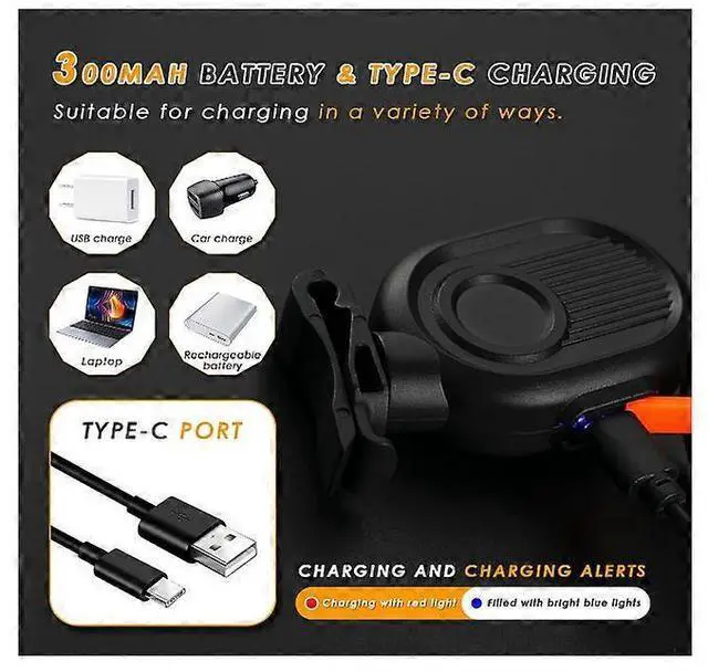 Alt view image 5 of 5 - EcocleanpathRechargeable LED Bike Tail Light - 3 Mode Bright Red Taillight for Safe Night Cycling