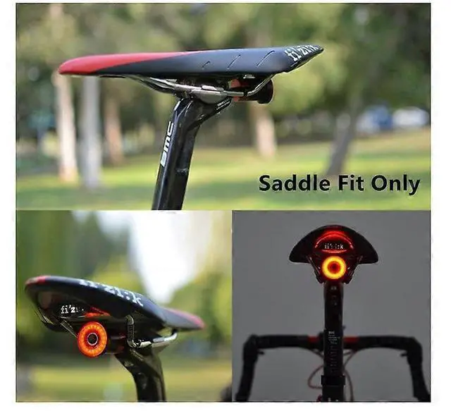 Alt view image 3 of 5 - EcocleanpathSmart Bike Tail Light Rechargeable, Auto On/Off & Brake Sensor, IPX6 Waterproof LED Bicycle Rear Light (Black)