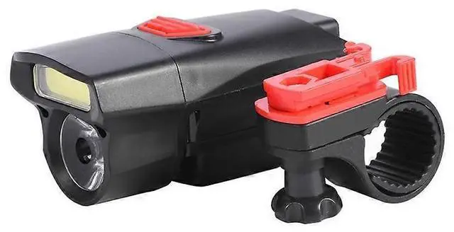 Main image of EcocleanpathSuper Bright Waterproof Bike Front LED Headlight - Black, 2 Modes for Night Cycling Safety