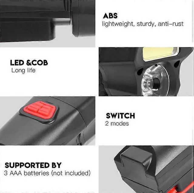 Alt view image 5 of 5 - EcocleanpathSuper Bright Waterproof Bike Front LED Headlight - Black, 2 Modes for Night Cycling Safety