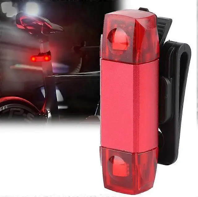 Alt view image 2 of 5 - EcocleanpathUSB Rechargeable Bike Taillight - Waterproof Rear Warning Light for Night Cycling (Black)