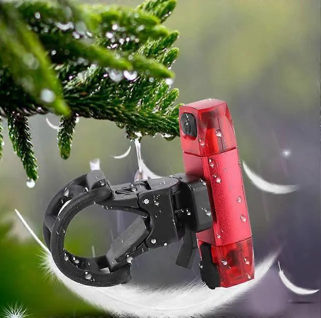 Alt view image 5 of 5 - EcocleanpathUSB Rechargeable Bike Taillight - Waterproof Rear Warning Light for Night Cycling (Black)