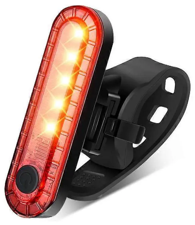 Main image of EcocleanpathUSB Rechargeable Bike Tail Light, 4 Modes IPX5 Waterproof Rear Bicycle Safety Light, Black