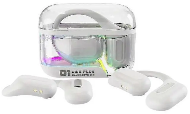 Main image of Bluetooth 5.3 Open-Ear Headphones, 18H Playtime Noise Cancelling, Sweatproof for Running/Fitness (White)